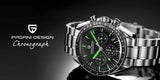 2025 New PAGANI DESIGN Brand Moon men Watches Auto Date Chronograph Wristwatch AR Sapphire mirror Waterproof Watches