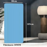 Gym Mat Yoga Pilates and Fitness Mat - Thick Gym Mat Exercise and Sports185cm×90cm×1cm Sound Insulation and Vibration Damping