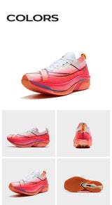 Xtep 160X 6.0 PRO Men's Running Shoes 2024 Champion Racing Carbon Plate Sneakers Professional Marathon 975119110003