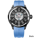 BEXEI 2025 skeleton synthetic sapphire manual tourbillon mechanical movement wrist watch for men Luxury waterproof Reserve 36H
