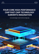 G90 7inch Portable Handheld Game Console 64GB 4000mAh High-Definition Arcade Nostalgic Retro TV Gaming Controller for PSP/PS1