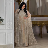 Sharon Said Luxury Dubai Caftan Abaya Kaftan Arabic Evening Dress 2025 Elegant Women Wedding Formal Party Gowns SS691 Customized