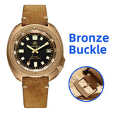 ADDIESDIVE AD2104 Retro Men's Watch CUSN8 Bronze Case Sapphire Automatic Mechanical Watch Watches Waterproof Luminous Wristwatch