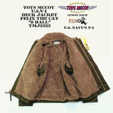 TOYS (Felix) Black "8" US Initial N-1 Navy Model 1943 Deck Clipped Jacket