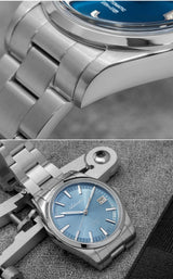 ADDIESDIVE NEW AD2077 Men Mechanical Wristwatches Sunburst Dial AR Coated Coated Dome Glass Waterproof Luxury Automatic Watches