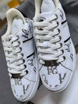 Korean Golf Shoes Men's & Women's Patterned Print Slip-Resistant Breathable Sneakers