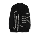 WVGA Spring Autumn New Man Yamamoto Style Darkwear Letter Printed Trendy Suit Coats Niche Chic Casual Multi-Pocket Blazer W12928