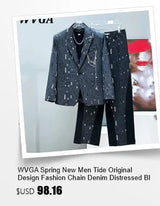 WVGA Spring Autumn New Man Yamamoto Style Darkwear Letter Printed Trendy Suit Coats Niche Chic Casual Multi-Pocket Blazer W12928