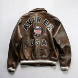 Europe US plus size Men Hip Hop Sheep skin Varsity Jacket Embroidered Diamond Classic Casual Sport genuine leather Coat clothing