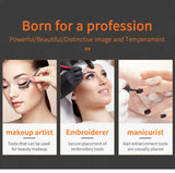 Makeup Train Case Aluminum Alloy Case Pedicure Tool Box with Handle Cosmetic Box Portable Makeup Case Organizer