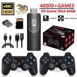 Gaming Console 58000 Games 256G TV Handheld Game Console 4K Wireless Gamepads HDMI-Compatible Wireless Controller for PS1 N64 DC