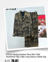 WVGA Spring Autumn New Man Yamamoto Style Darkwear Letter Printed Trendy Suit Coats Niche Chic Casual Multi-Pocket Blazer W12928