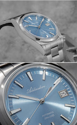 ADDIESDIVE NEW AD2077 Men Mechanical Wristwatches Sunburst Dial AR Coated Coated Dome Glass Waterproof Luxury Automatic Watches