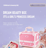 Kids Makeup Kit for Little Girls 49 Pcs Washable Makeup Kit Kids Real Girls Makeup Kit with Cosmetic Case ,Birthday Gifts
