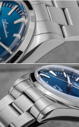 ADDIESDIVE NEW AD2077 Men Mechanical Wristwatches Sunburst Dial AR Coated Coated Dome Glass Waterproof Luxury Automatic Watches