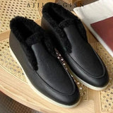 unisex Winter high top casual women's shoes Warm cold resistant wool snow boots All cowhide men's boots Women's ankle boots