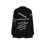 WVGA Spring Autumn New Man Yamamoto Style Darkwear Letter Printed Trendy Suit Coats Niche Chic Casual Multi-Pocket Blazer W12928