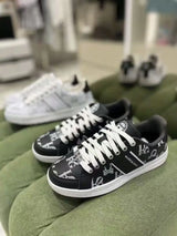 Korean Golf Shoes Men's & Women's Patterned Print Slip-Resistant Breathable Sneakers