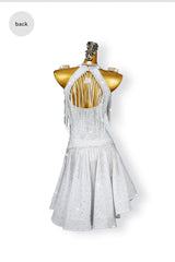 Clothes For Prom Latin Dance Dress Practice Cabaret Womens Costume Sexy Outfits Girls Sports Elegant Party Skirt 2025 Stage Wear