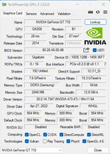 GIGABYTE GeForce GT710 2GB Gaming Graphics Card GDDR3 64Bit NVIDIA Video Card GV-N710D3-2GL Gaming Video Card