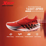 Xtep 160X 7.0 Pro Running Shoes 2025 Professional Marathon PB Carbon Plate Sports Shoes Cushioning Shock Sneakers 975319110041