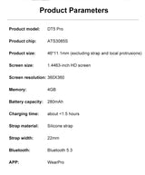 2025New Watch 5 Ultra Smart Watch 4GB Memory GPS Local Music TWS Earphones Fitness Tracker Health Smartwatches For Android iOS