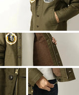 TOYS (Felix) Black "8" US Initial N-1 Navy Model 1943 Deck Clipped Jacket