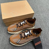 New Norda High-End Spring Summer Mens Running Shoes, Breathable Lace-Up Soft Sole, Non-Slip Cushioned Casual Low-Top Sneakers