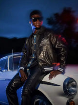 Europe US plus size Men Hip Hop Sheep skin Varsity Jacket Embroidered Diamond Classic Casual Sport genuine leather Coat clothing