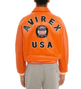 Europe US plus size Men Hip Hop Sheep skin Varsity Jacket Embroidered Diamond Classic Casual Sport genuine leather Coat clothing