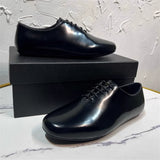 Fashionable Men Real Leather Dress Shoe Flat Heel Man Casual Derby Shoes