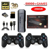 New Classic Video Game Console. Wireless 4K HD Controller. 30000 Games, 50 Simulators. Compatible with PS1, N64 Retro Gaming
