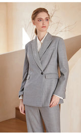 K1775W 97% Australian Wool Blazer For Women Ladies Suits Office Wear Formal Clothes Business Luxuy Clothing