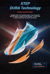 Xtep 160X 6.0 PRO Men's Running Shoes 2024 Champion Racing Carbon Plate Sneakers Professional Marathon 975119110003