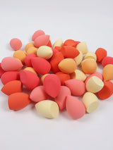 25 Beauty Eggs (Makeup Sponges), Foundation Make-Up Mixed Beauty Sponges, Liquid, Cream and Powder Flawless, Multi-Color Makeup