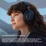 Original Bowers&Wilkins Px7 S2 Over Ear Earphones New Advanced Noise Cancellation, Slim&Lightweight15-Min Quick Charge ear buds