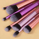 7Pcs/Set Soft Makeup Brush Kit Synthetic Hair Easy To Clean Blush Brush Concealer Brush Eye Shadow Brush Cosmetic Makeup Tools