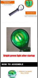 Power Wrist Ball Arm Trainer Gyroscope Wrist Ball Gyroscope Strengthener Wrist Strengthener Ball Gym Fitness Equipment