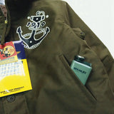 TOYS (Felix) Black "8" US Initial N-1 Navy Model 1943 Deck Clipped Jacket