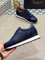 BILLIONAIRE BLSK CPRT Shoes Cowhide 2025 new embroidery fashion quality comfort motion Men‘s European size 39-45 Black Shoes