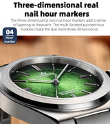 ADDIESKIN Luxury Stainless Steel Man Watch Sapphire Crystal Waterproof 39mm Luminous 9015 Automatic Mechanical Watches For Man