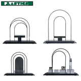 2022 New Style Counter acrylic Cylinder Cosmetic Skincare display stand Makeup Displays