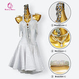 Clothes For Prom Latin Dance Dress Practice Cabaret Womens Costume Sexy Outfits Girls Sports Elegant Party Skirt 2025 Stage Wear