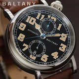 Baltany 2024 New 1935 S6047 Retro Men's Automatic Mechanical Watch Luxury Sapphire Waterproof 5Bar Super Glow C3 releoj hombre w