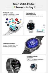 2025New Watch 5 Ultra Smart Watch 4GB Memory GPS Local Music TWS Earphones Fitness Tracker Health Smartwatches For Android iOS
