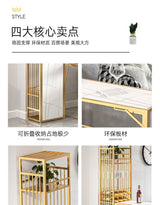 Iron Kitchen Bar Cabinet Industrial Living Room Modern Narrow Ideas Vertical Art Wine Rack Nordic Vitrine European Furniture