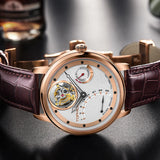 TOPHILL Tourbillon Watch for Men Automatic Movement Luxury watch Power reserve 5Bar Waterproof Sapphire glass