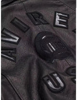 Europe US plus size Men Hip Hop Sheep skin Varsity Jacket Embroidered Diamond Classic Casual Sport genuine leather Coat clothing