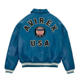 Europe US plus size Men Hip Hop Sheep skin Varsity Jacket Embroidered Diamond Classic Casual Sport genuine leather Coat clothing