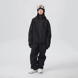 2025 Adult Fashion New Ski Suit Shirt Pants Winter Skiing Sports Windproof Waterproof Wear-resistant Warm Loose Women Ski Sets